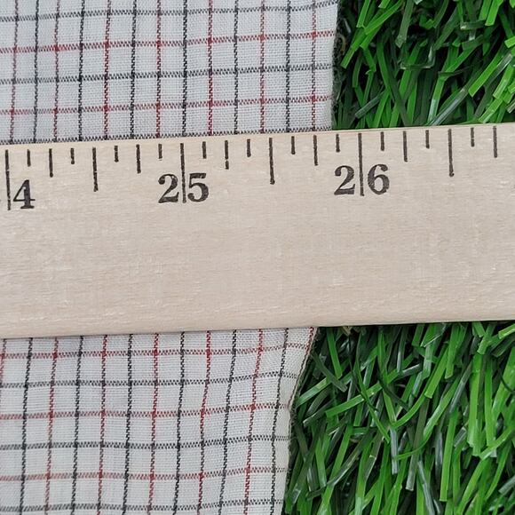 Vintage 80s Arrow Kent Hippie Shirt L/XL 17.5 26x32 Plaid USA - Picture 4 of 11